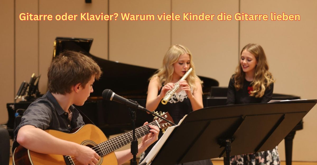 Gitarre oder Klavier? Warum viele Kinder die Gitarre lieben