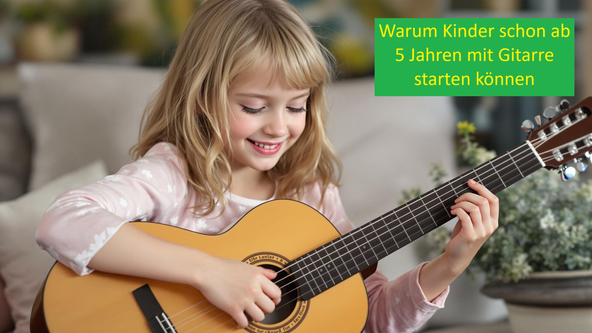 Warum Kinder schon ab 5 Jahren mit Gitarre starten können