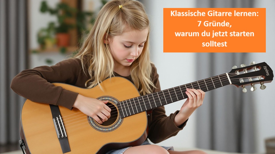Klassische Gitarre lernen: 7 Gründe, warum du jetzt starten solltest