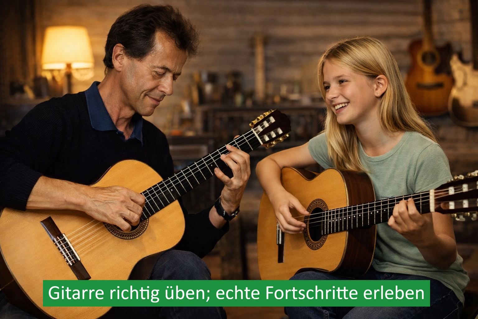 Gitarre richtig üben: Warum die meisten Schüler keine Fortschritte machen (und wie du es besser machst