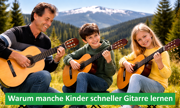 Warum manche Gitarrenschüler schnell Fortschritte machen – und andere nicht