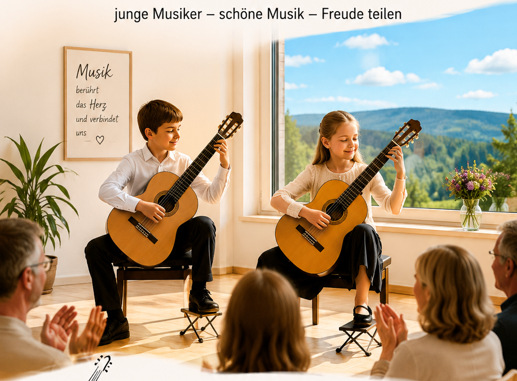Warum Vorspiele ein Mehrwert für Gitarrenschüler und Gitarrenschülerinnen sind – 7 Fakten